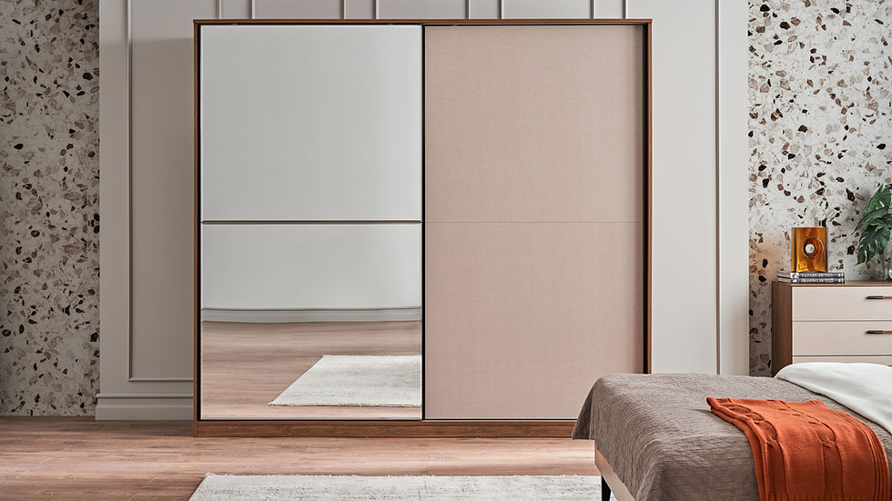 Thumbnail: NOVA 2 DOOR SLIDING WARDROBE 210cm