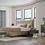 Thumbnail: LORENTA BEDSTEAD WITH STORAGE  FRAME GREY 160X200