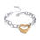 Thumbnail: Hollow Heart Love Chain Bracelet