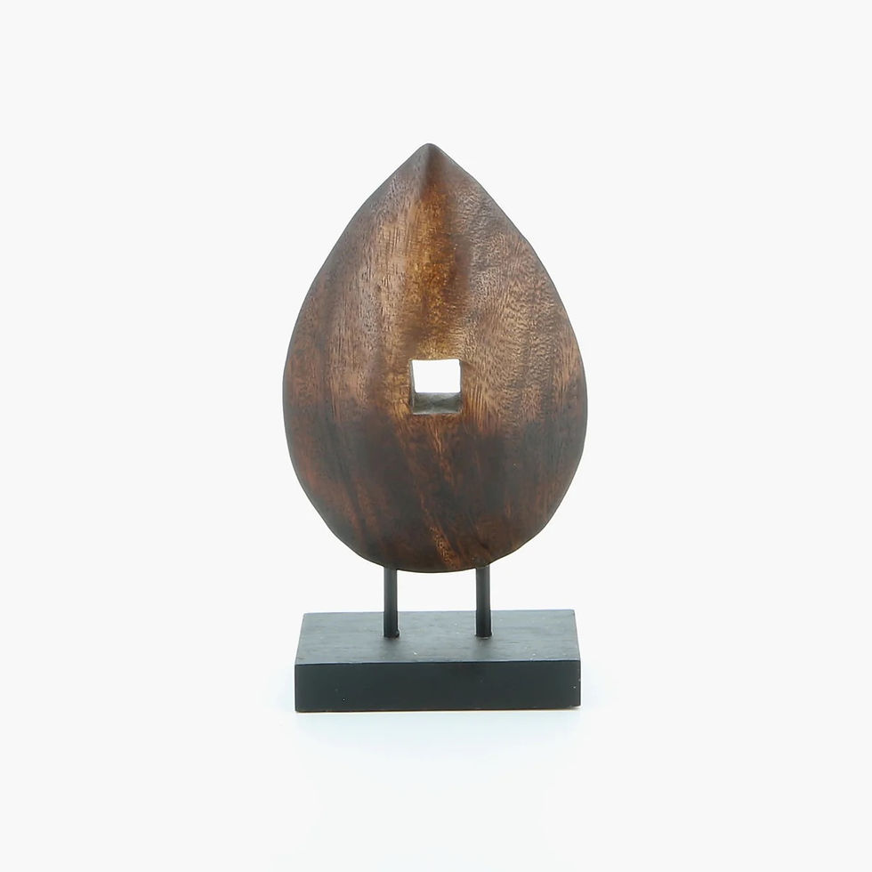 WIDE TEAR DROP ON PLINTH