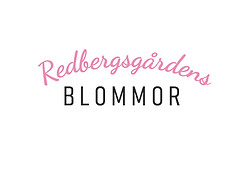 Logotyp för redbergsgårdens blommor i göteborg