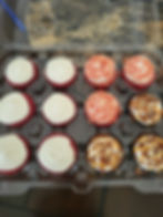 Red Velvet, Pecan Carrot Caramel, Sweet Potato, Oatmeal Creme Pie, Strawberry Crunch, Key Lime, Nutter Butter