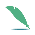 An icon of a quill pen