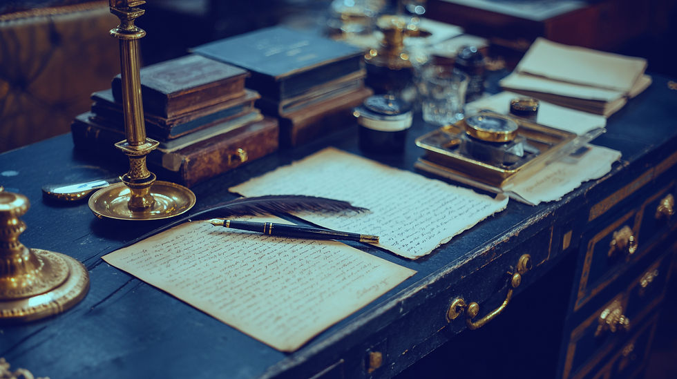 etemple4321_a_close_up_view_of_articles_on_a_desk_--ar_9151_-_40915bce-b4c8-47ac-97ff-fe1a