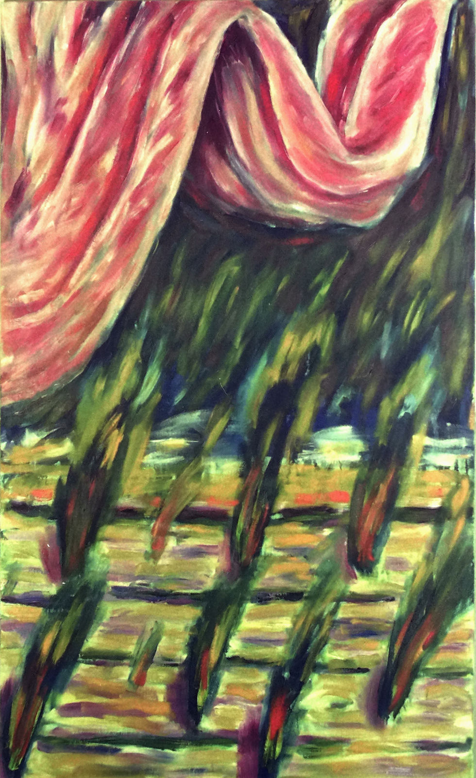 Veld Fire Oil on Canvas 85 x 140cm
