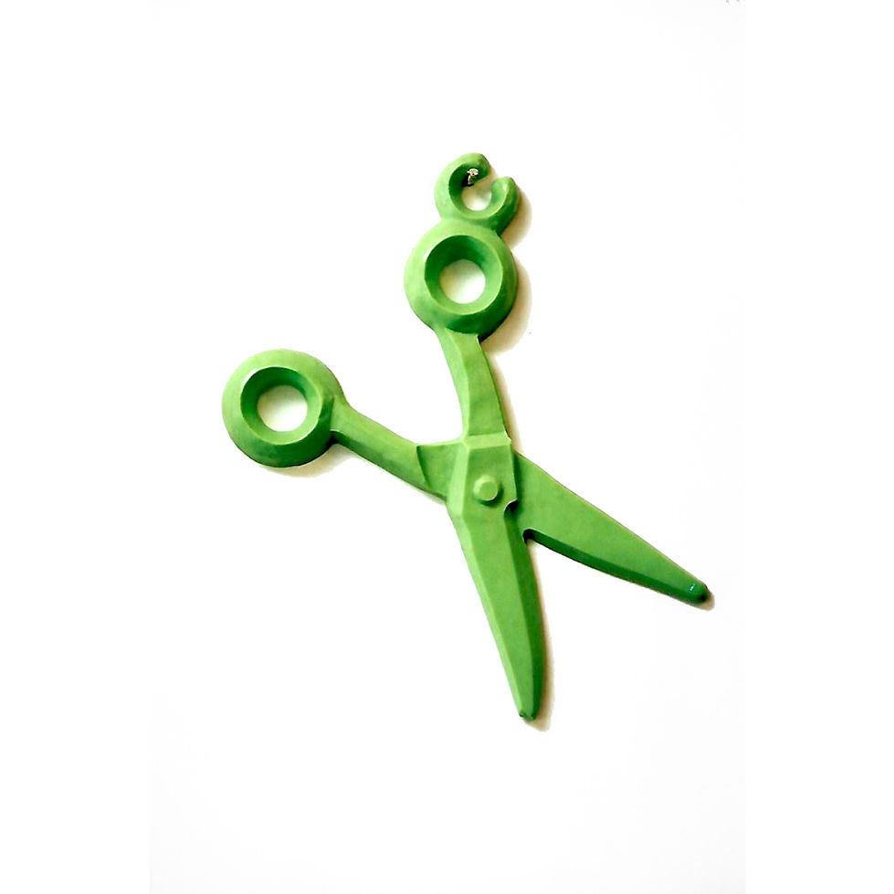Scissors Light Green Opaque (Polyester Resin)