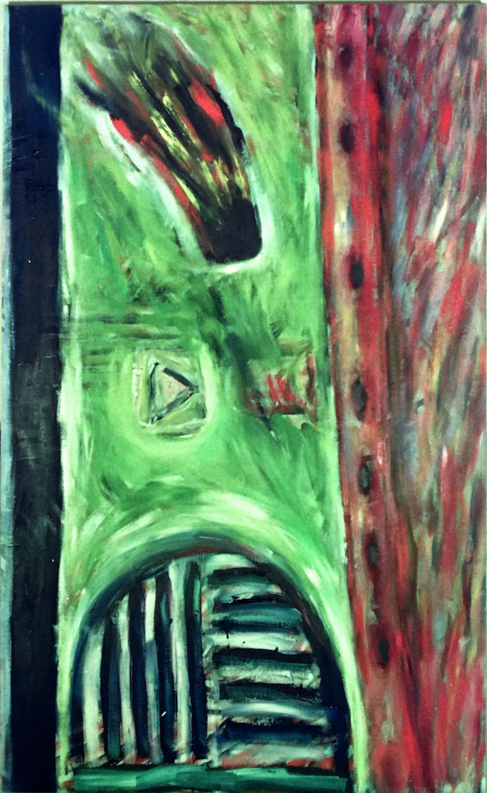 Molotov Oil on Canvas 85 x 140cm
