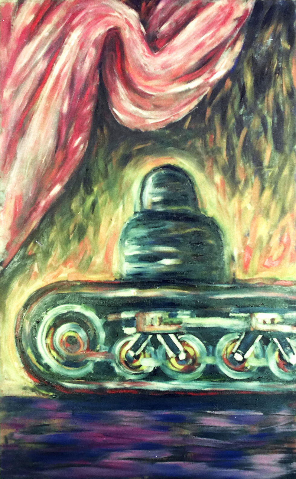 Towards the Night Oil on Canvas 85 x 140cm