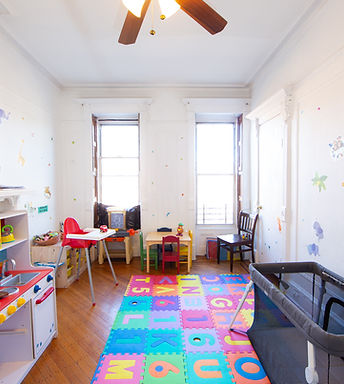 Colorful daycare room