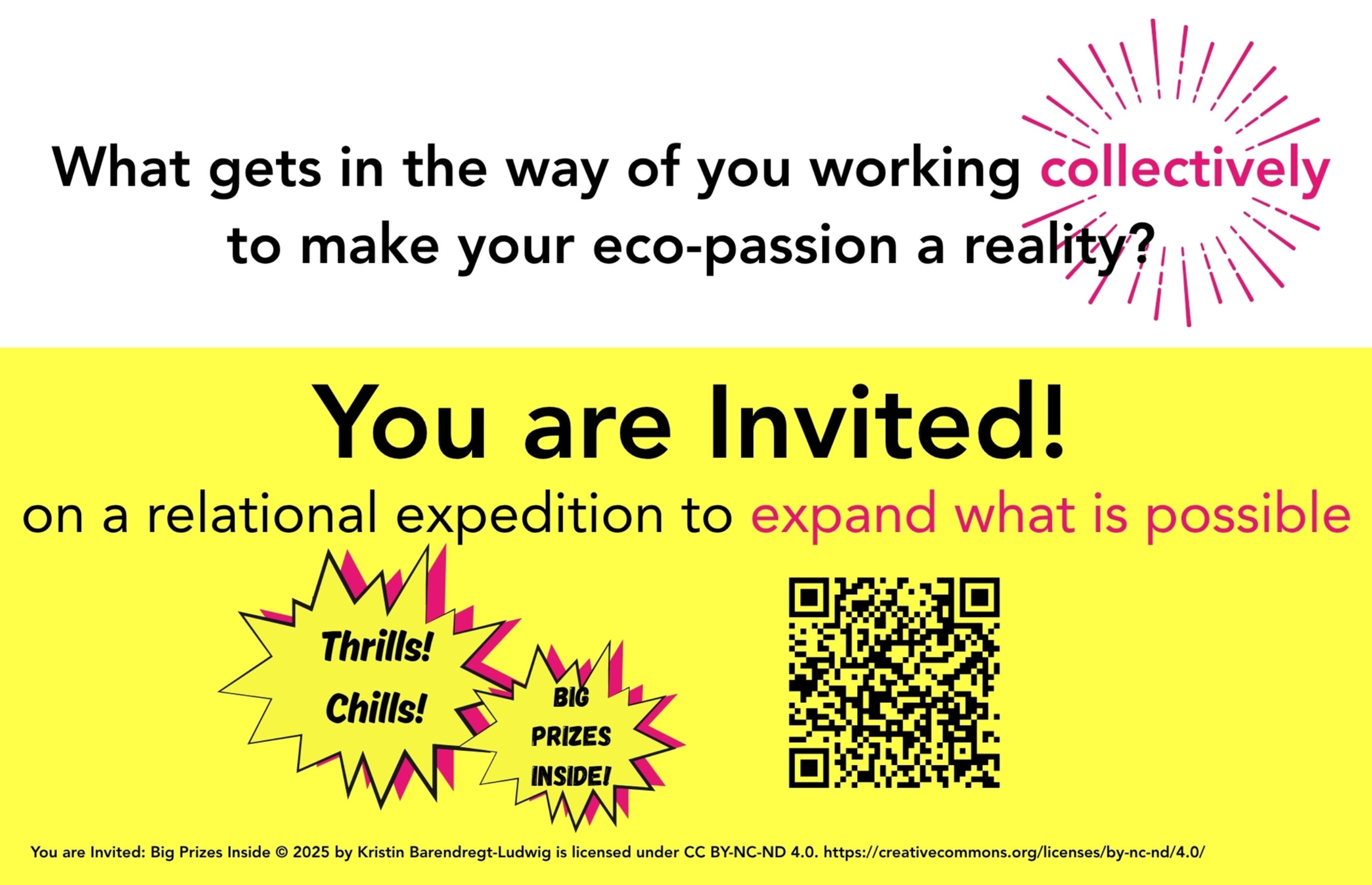 You Are Invited: Big Prizes Inside / Kristin Barendregt-Ludwig