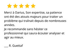 J'ai été suivi par Darius pour ma bursite à l'épaule. Il est à l'écoute et bienveillant
