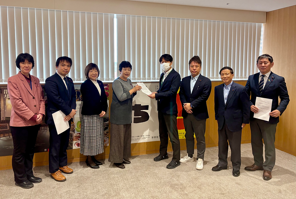 千葉市も速やかにおこめ券配布・医療機関支援・賃上げ支援金の支給を要望しました!