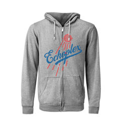 Echoplex Dodgers merch zipper hoodie mockup