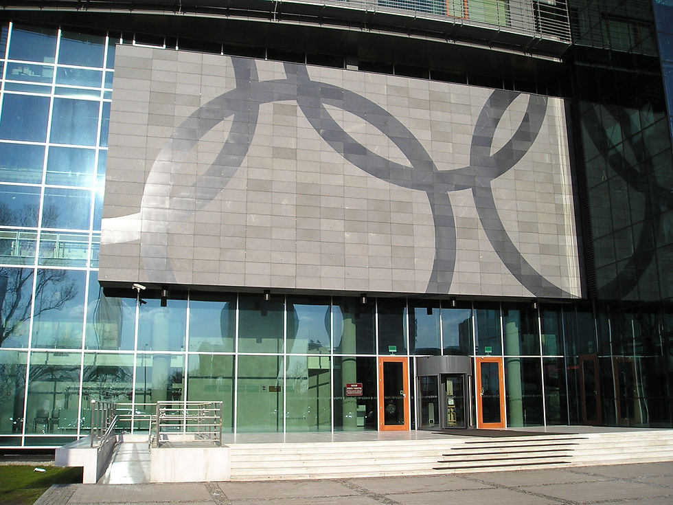 Warszawa, Centrum Olimpijskie, Wejscie główne.JPG