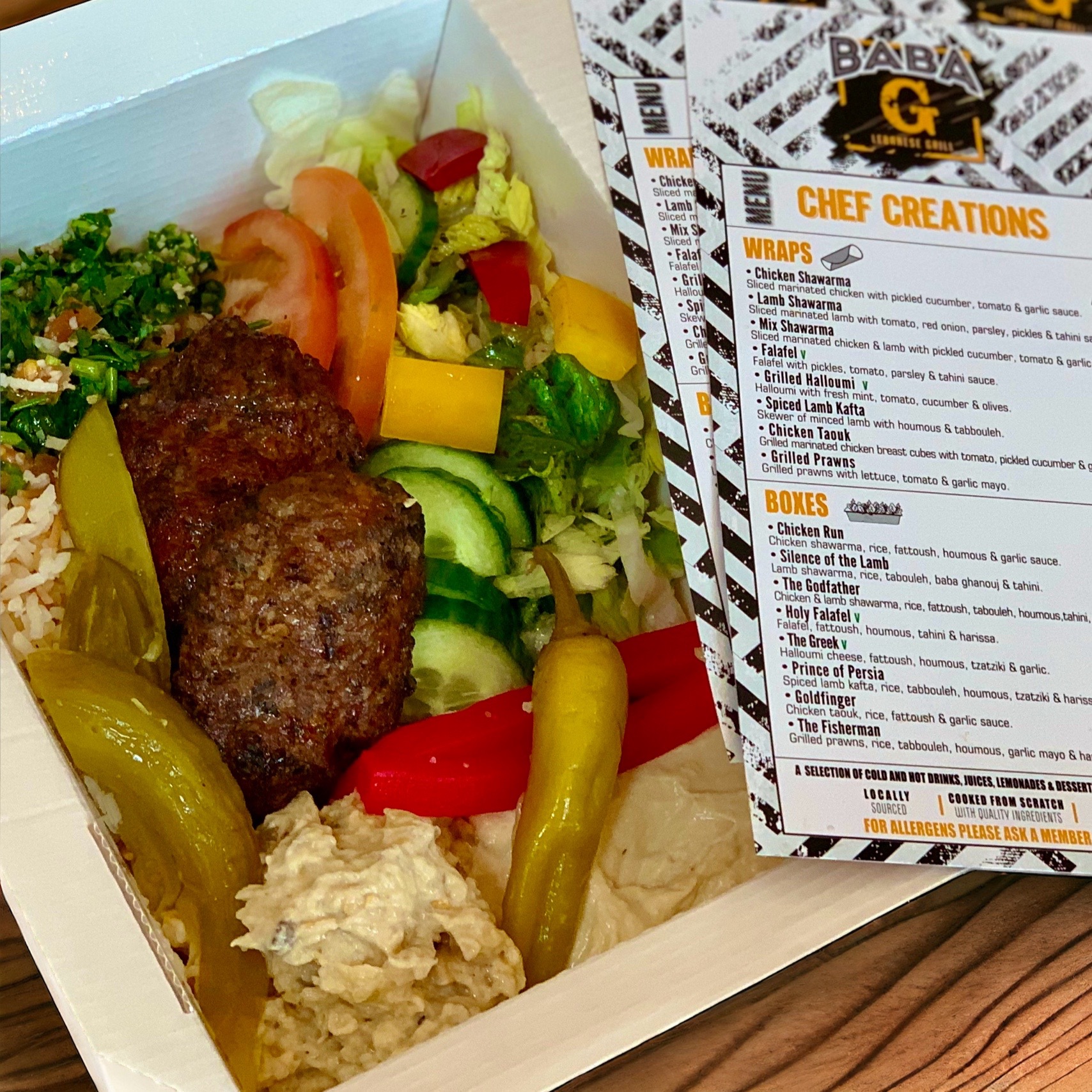 Arranged Food and Objects