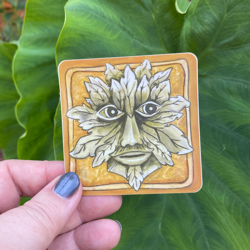 Greenman vinyl sticker
