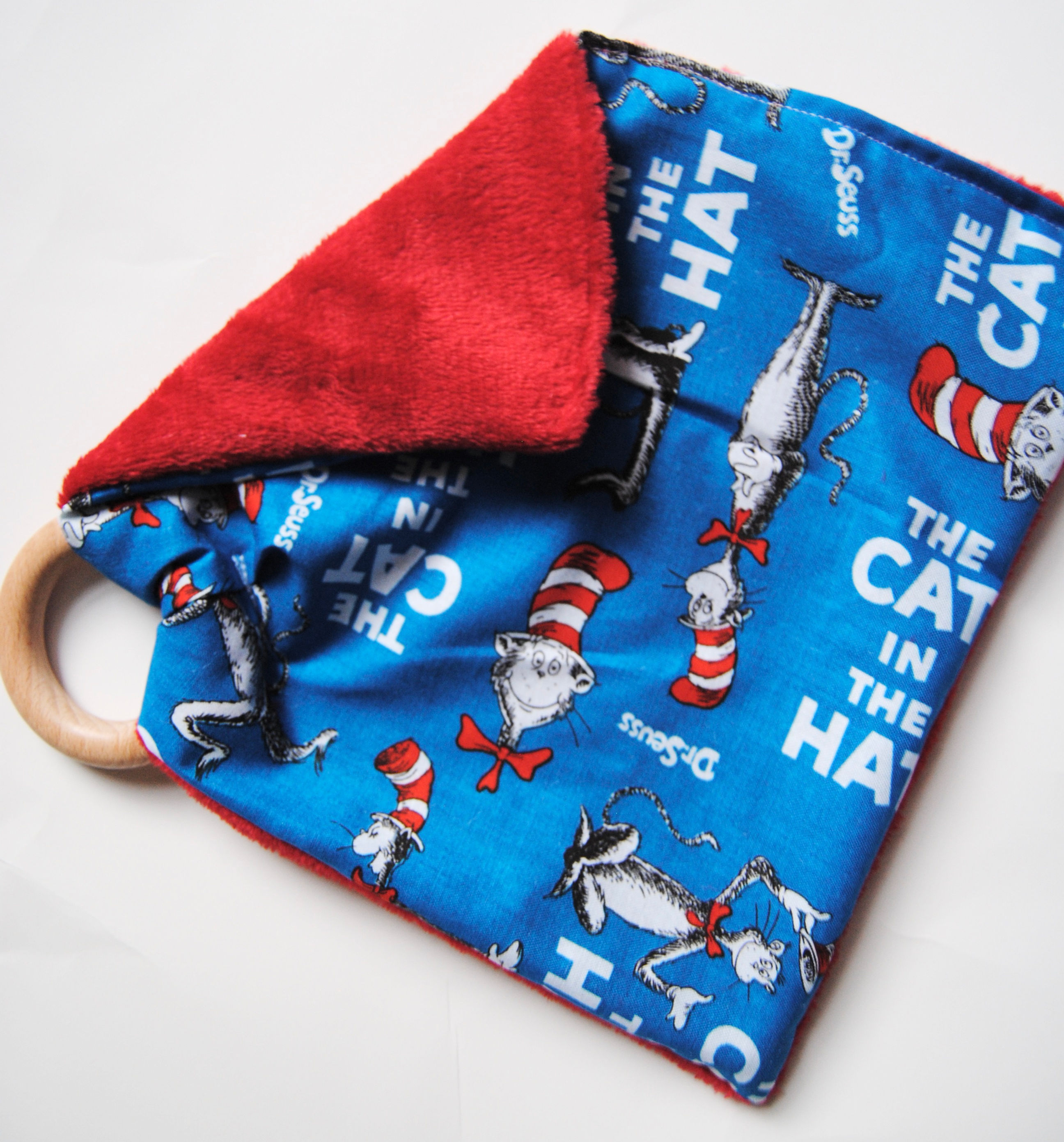 Cat in the Hat Lovey Teether