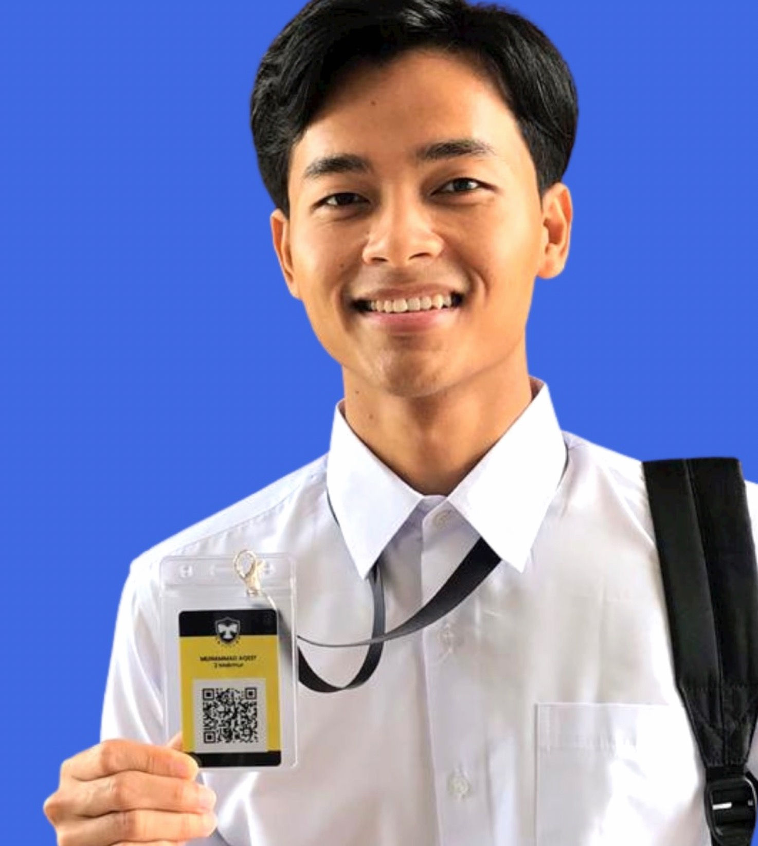 Swasta: Kad QR (+ Lanyard & Card Holder)