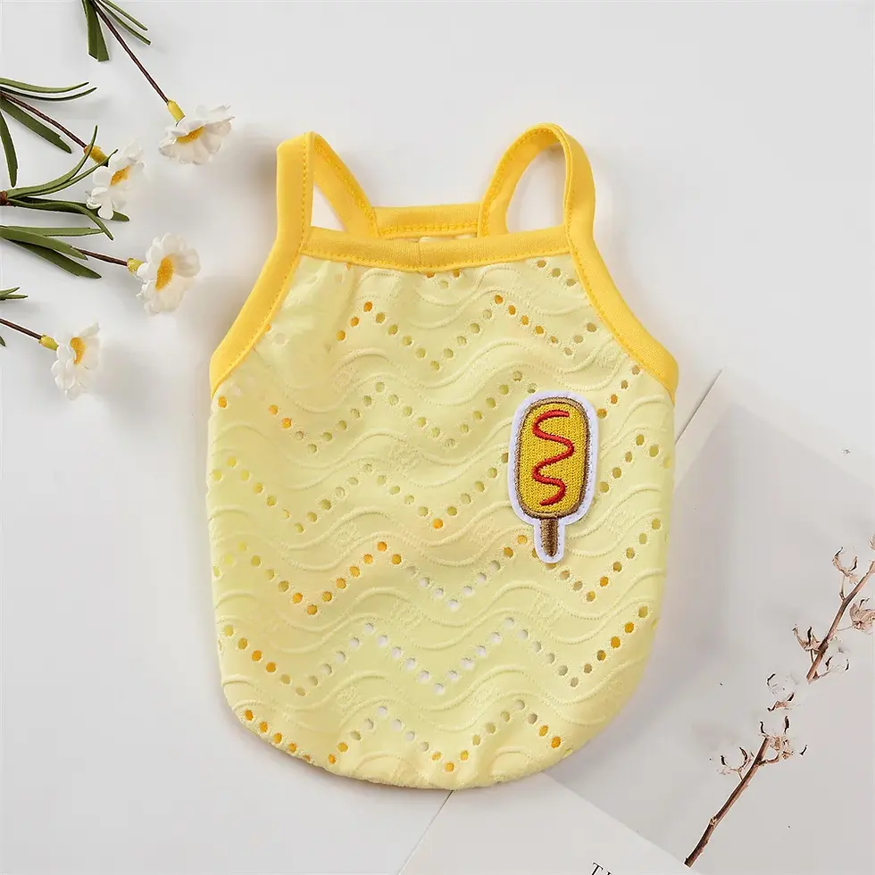 Thumbnail: Mesh Breathable Sphynx Cat Clothes Clothing Summer Pet Camisole Vest for Cats Go