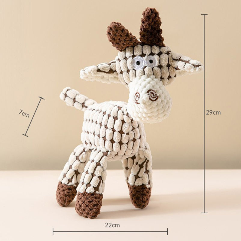 Thumbnail: Hot new arrival pet cat dog sound toy cotton rope creative donkey plush bite tra