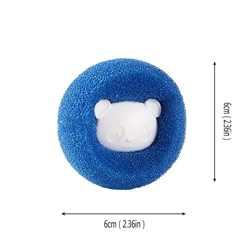 Thumbnail: Pet Hair Remover Reusable Ball Laundry Washing Machine Filter Wool Sticker Cat H
