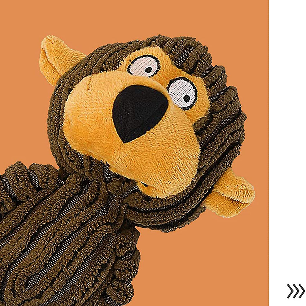 Thumbnail: Squeaky Puppy Toys Plush Puppy Chew Toys for Teething Training Dog Toys for Smal