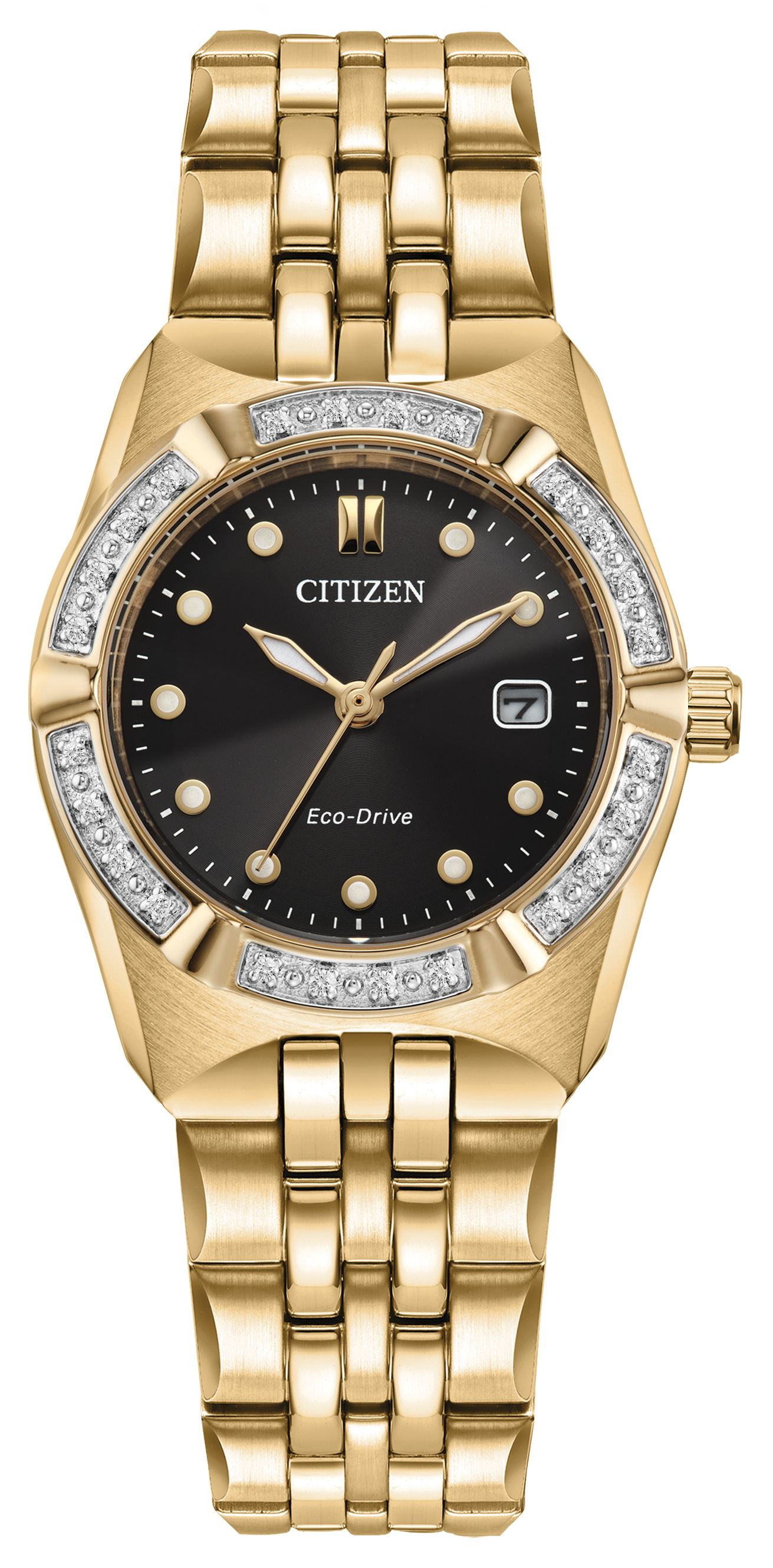 Ladies Citizen Eco-Drive Corso Diamond EW2712-55E