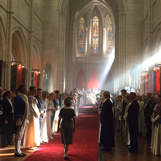 dream sequence from the movie, "Her Majesty," where Elizabeth Wakefield dreams of meeting newly coronated Queen Elizabeth II.