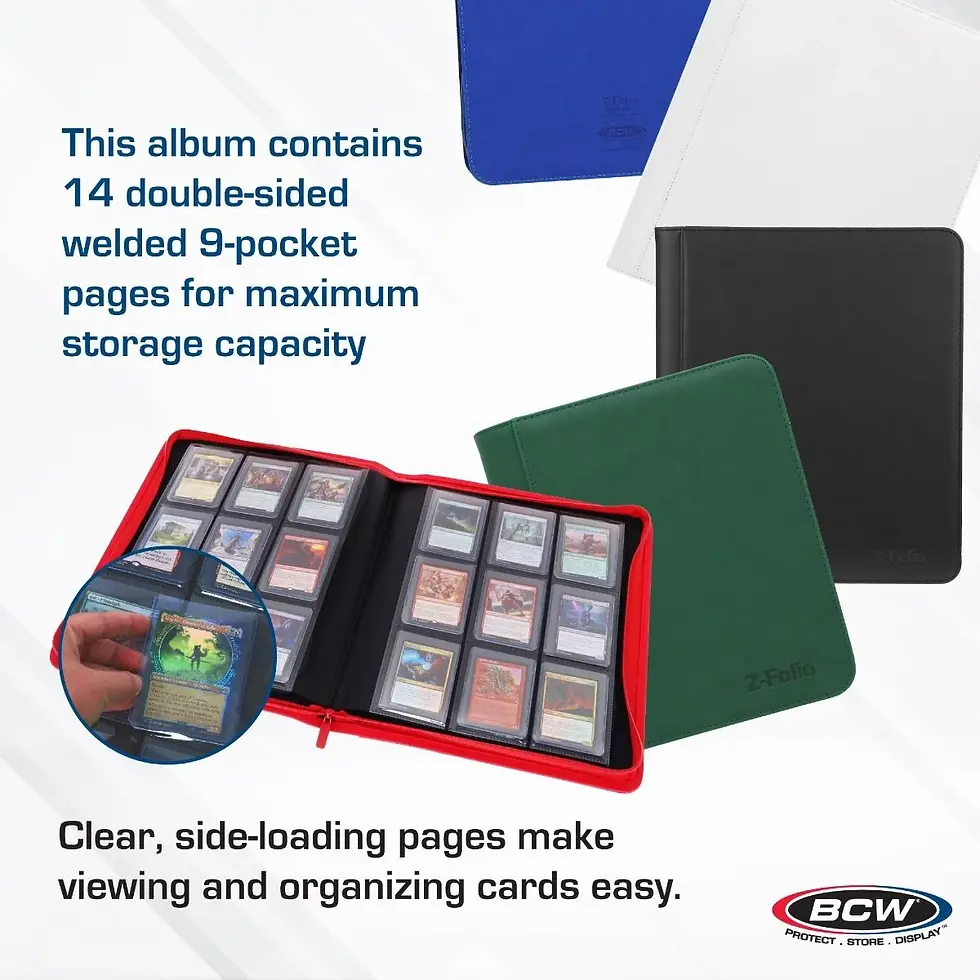 Thumbnail: Z-Folio 9-Pocket LX Album - Toploaders - White