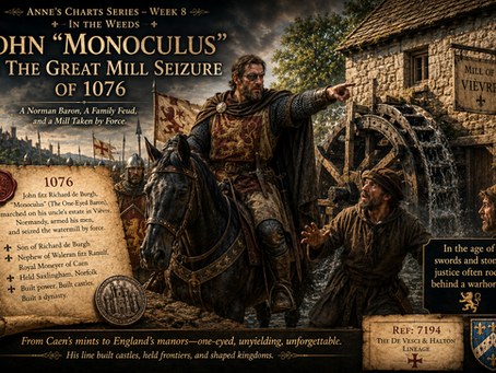 John 'Monoculus' & The Great Mill Seizure of 1076