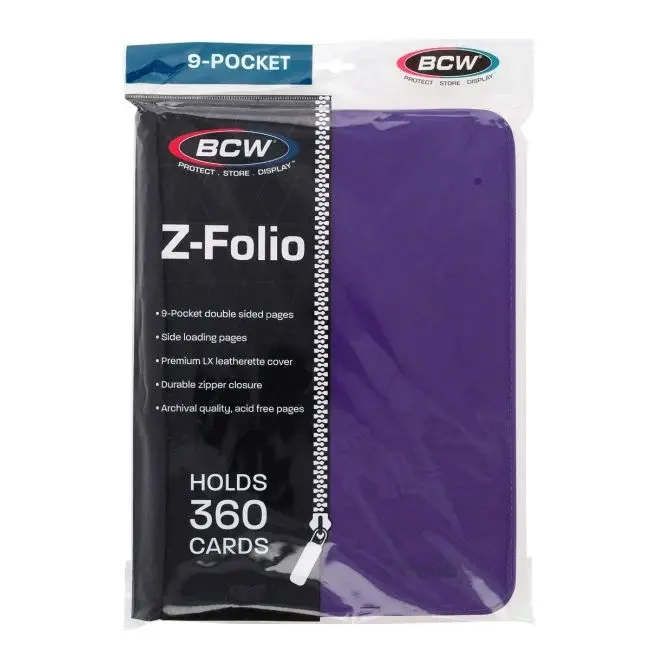 Thumbnail: Z-Folio 9-Pocket Album - Purple