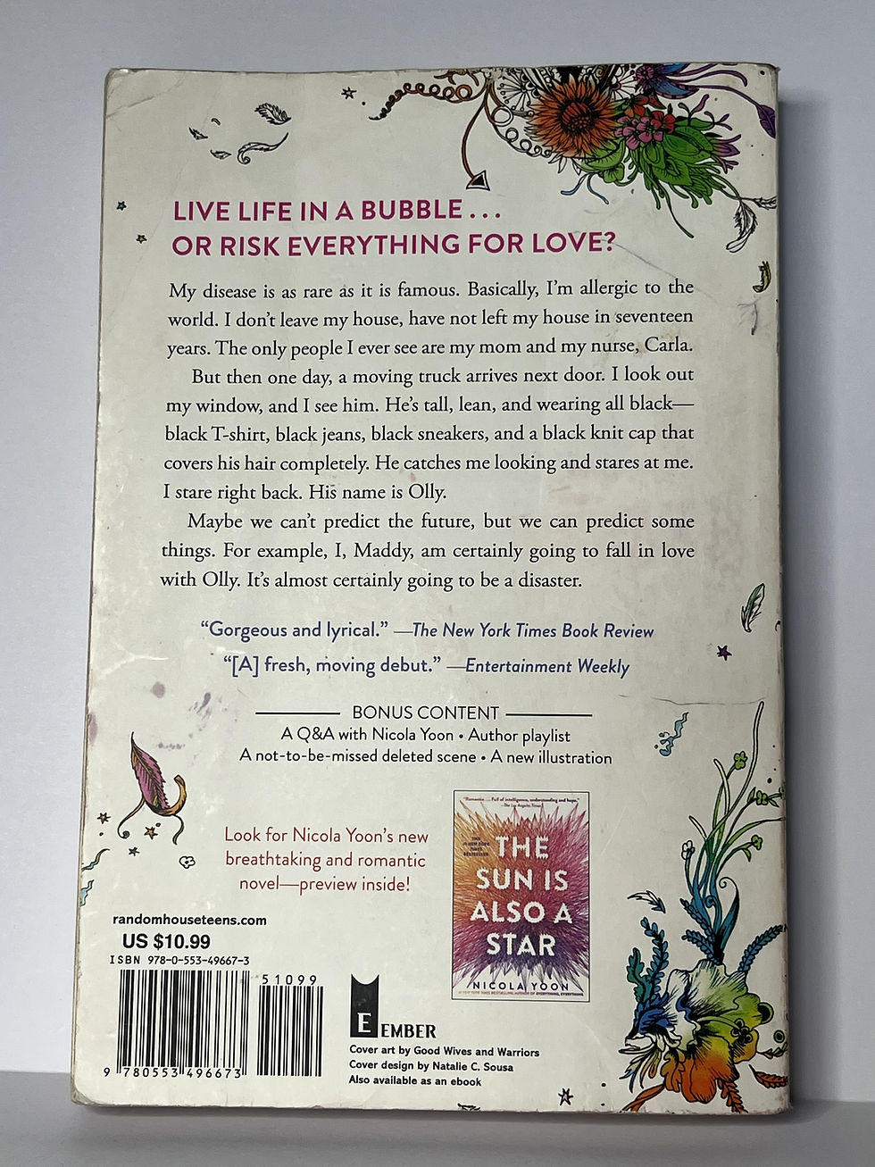 Thumbnail: Everything Everything: by Nicola Yoon