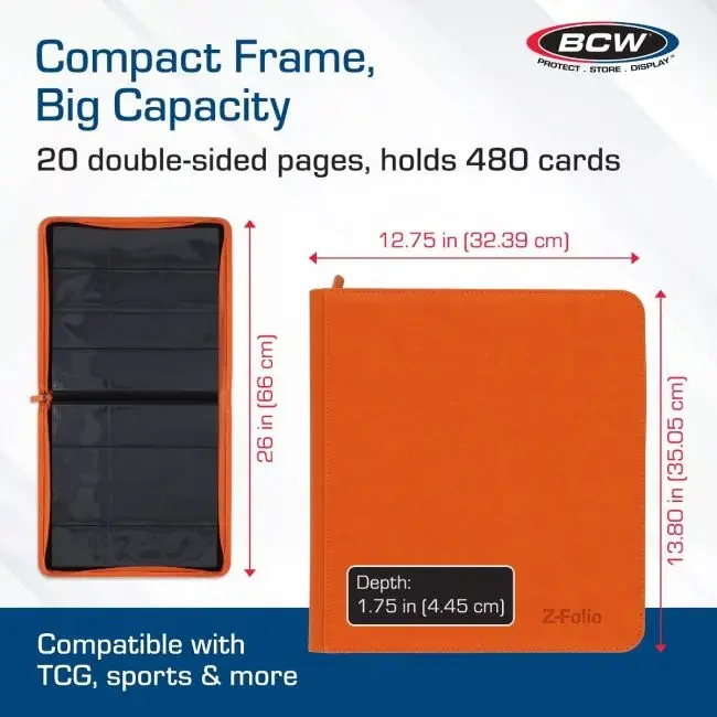 Thumbnail: Z-Folio 12-Pocket LX Album - Orange