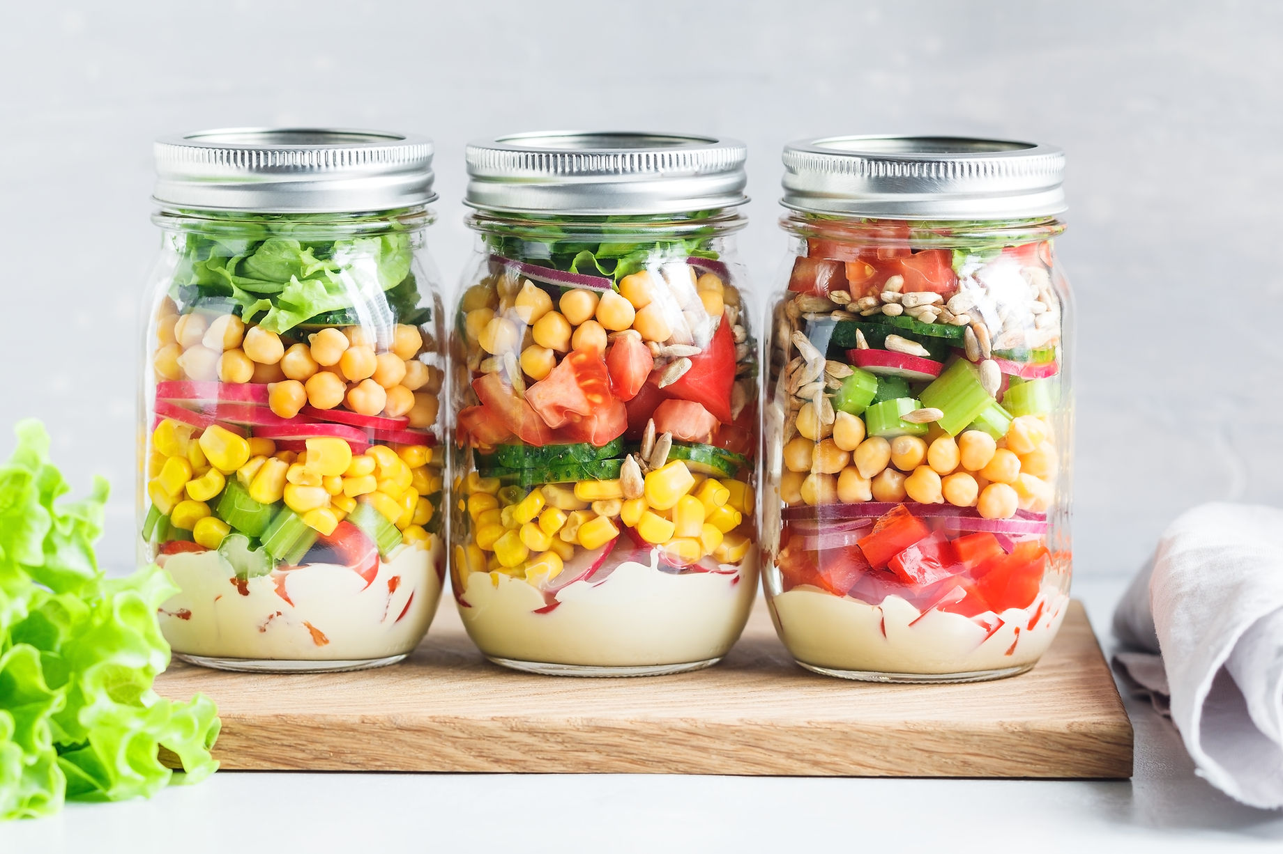 3 Mason Jar Salads