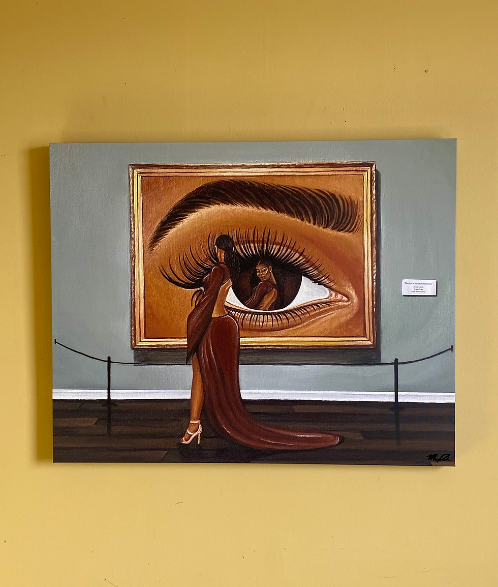 Thumbnail: Canvas Print - Beauty is in the Eye of the Beholder