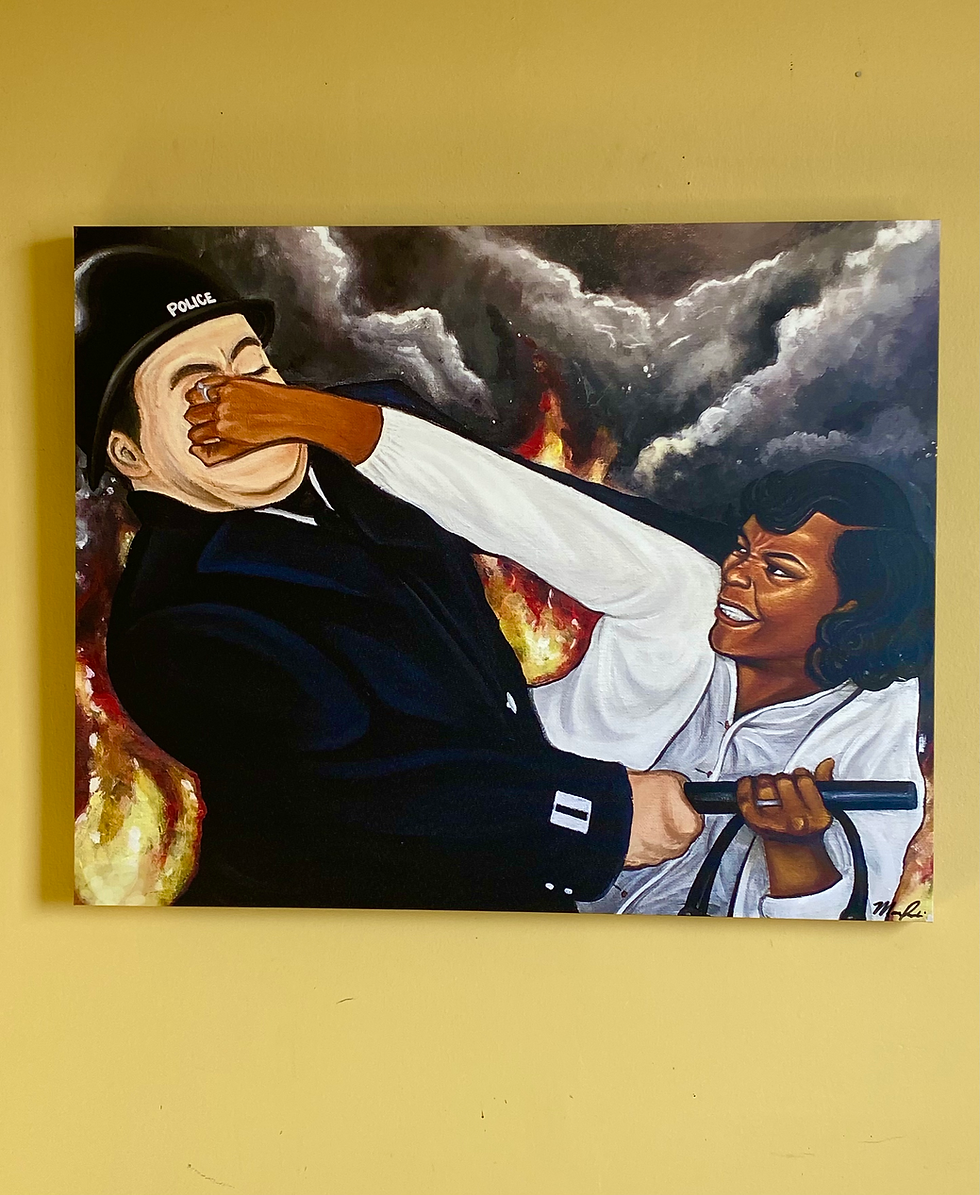 Thumbnail: Canvas Print - No Justice, No Peace