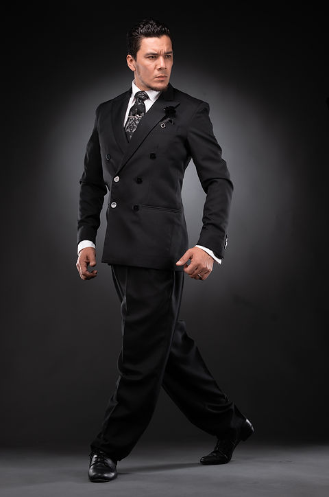 BLACK PLAIN (Tango suit) | MIRIAM & LEONARDO TANGO