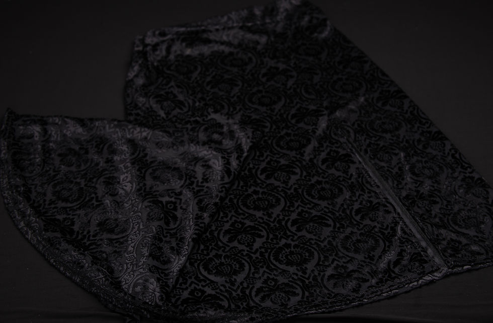 Thumbnail: 02- Black Floral (See Through)