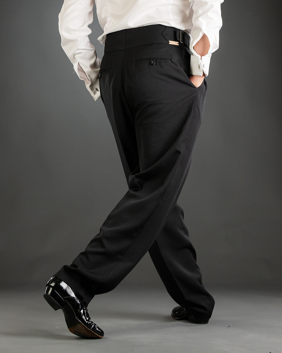 Thumbnail: Black Plain (Tango Trouser for Men)