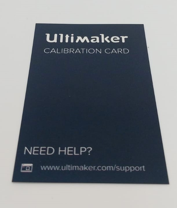 Um3 Calibration Card