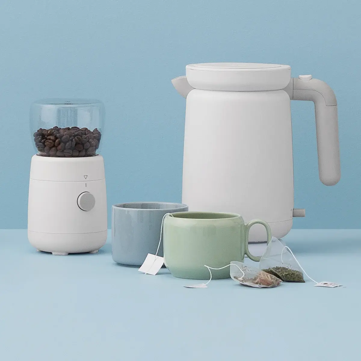 RIG TIG - FOODIE Wasserkocher 1l weiss EU