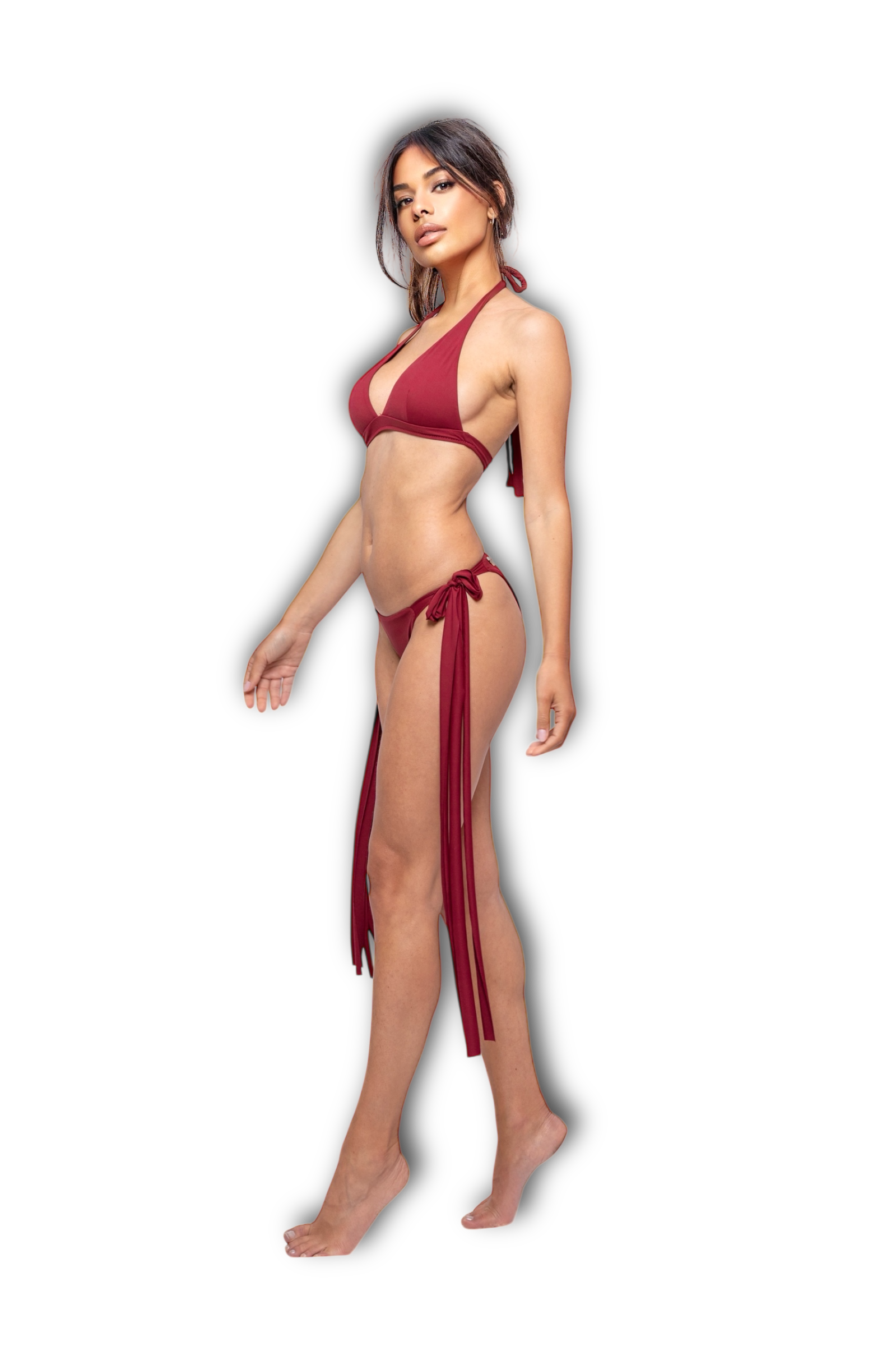 BIKINI AQUA LOOP Burgundy  - Sensualità e Stile per l’Estate