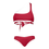 Miniatura: Bikini Asha Bordeaux Reversibile nel colore Bianco 
