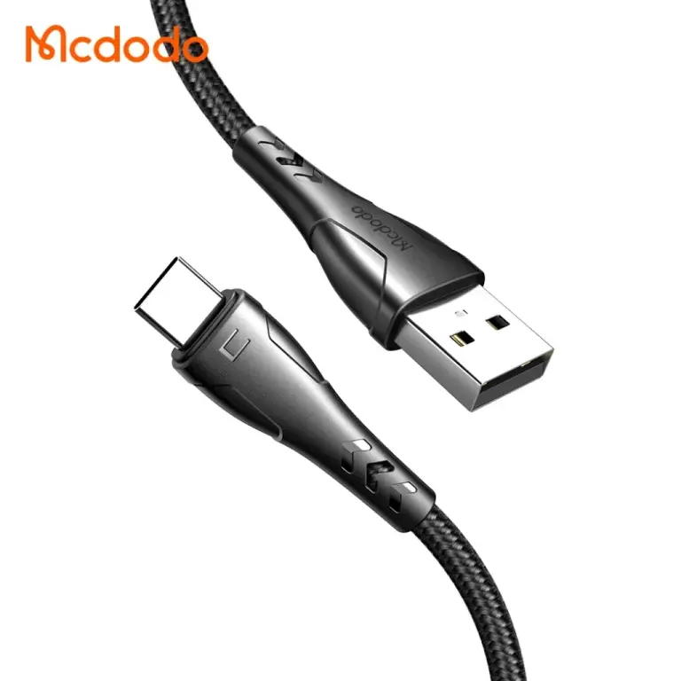 Thumbnail: MCDODO Type-C Fast Charge Data Cable Mamba Series Black 1.2 Meter