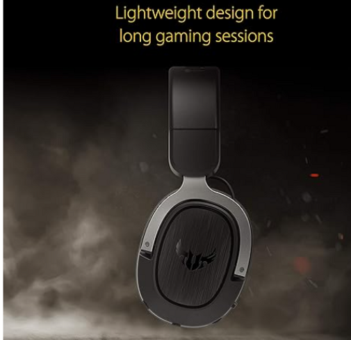 Thumbnail: ASUS Tuf Gaming H3 Wired Over Ear Headphones with Mic (Silver)