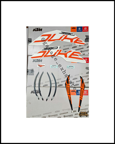 Duke 390 bs4 white full sticker kit original brand new from KTM ...