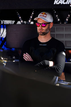 SVG standing in the pits.