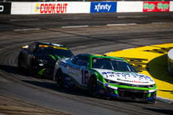 Camaro rounding a turn.