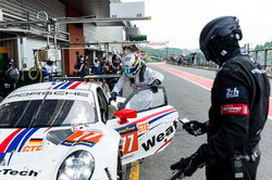Driver change on pit road_