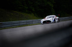 Mercedes on a straight_